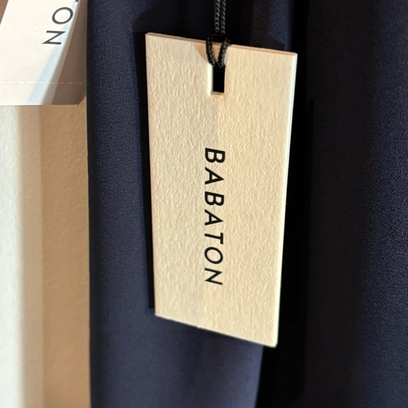 BABATON Sz L Wallace True Wrap Dress in  Pure Indigo Lined NEW WITH TAG Aritzia - Picture 6 of 11